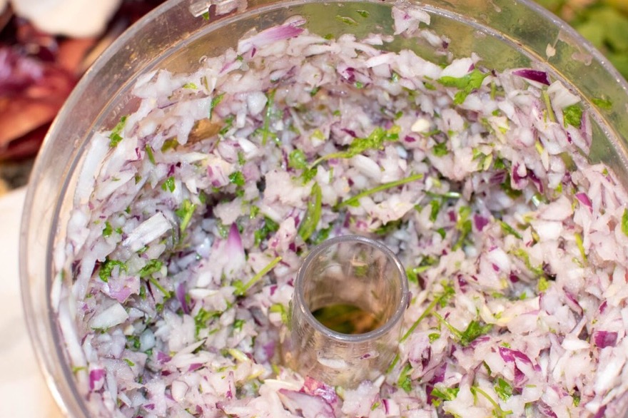 Red Onion and Cucumber Mediterranean Sumac Salad