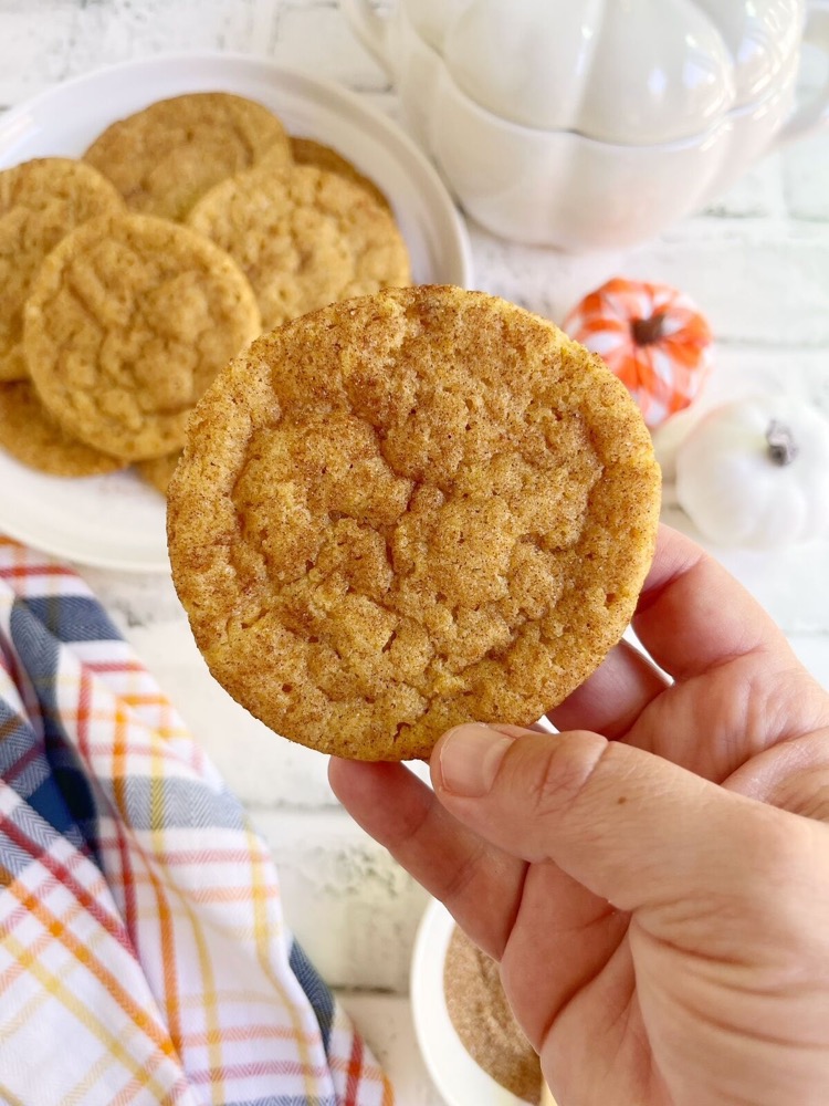 Easy Pumpkin Snickerdoodles from a Mix